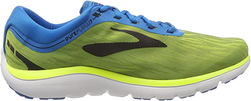 Men's Brooks PureFlow 7, Nightlife/Blue/Black, 7.5 D Medium