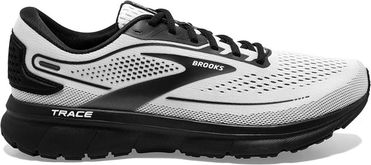 Men's Brooks Trace 2, White/Black, 12 D Medium