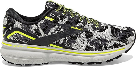 Women's Brooks Ghost 15, Black/Ebony/Nightlife, 6 B Medium