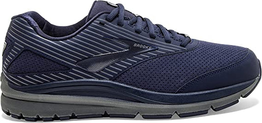 Men's Brooks Addiction Walker Suede, Peacoat/Shade/Peacoat, 9.5 2E Wide