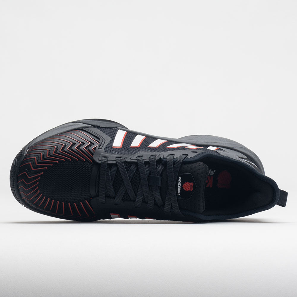 K-Swiss Pickleball Supreme Men's  Jet Black/Steel Gray/Spicy Orange