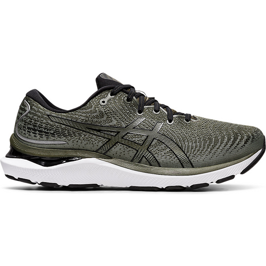 Men's Asics Gel-Cumulus 24, Olive Canvas/Black, 11.5 D Medium