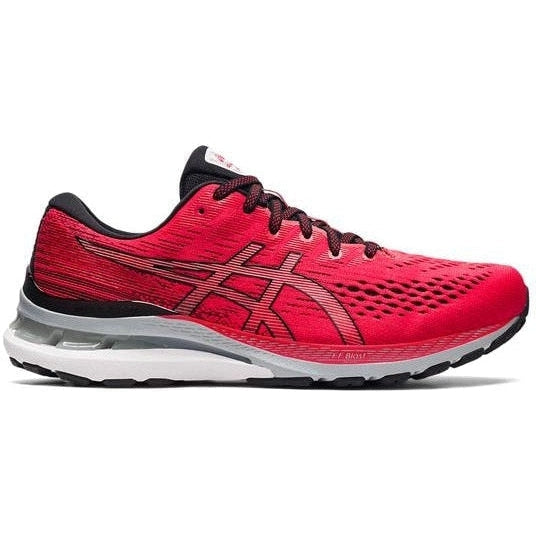 Men's Asics GEL-Kayano 28, Electric Red/Black, 8 D Medium