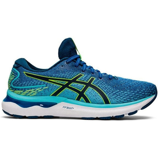 Men's Asics Gel-Nimbus 24, Lake Drive/Hazard Green, 10 D Medium