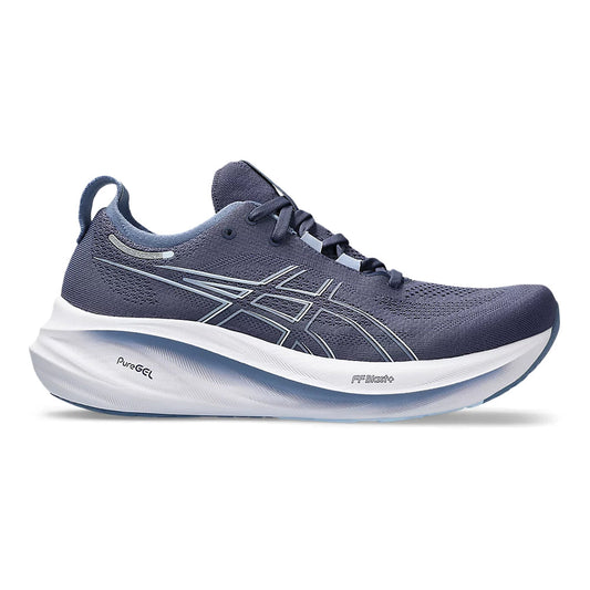 Men's Asics GEL-Nimbus 26, Thunder Blue/Denim Blue, 10.5 D Medium