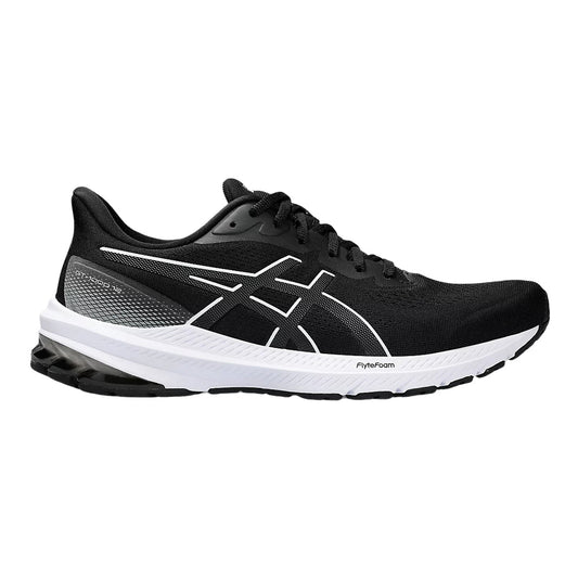 Men's Asics GT-1000 12, Black/White, 9 D Medium