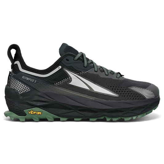 Men's Altra Olympus 5, Black/Gray, 9 D Medium