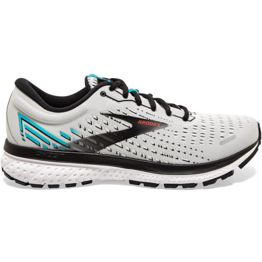 Men's Brooks Ghost 13, Grey/Black/Capri, 11.5 D Medium