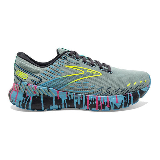 Women's Brooks Glycerin GTS 20, Jadeite/Alaskan Blue/Ebony, 7.5 B Medium