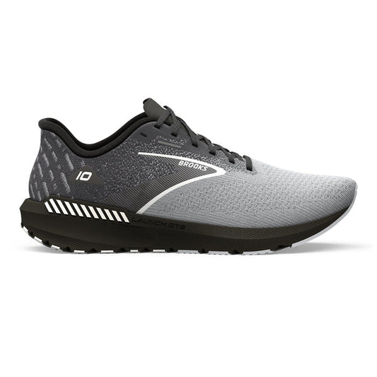 Men's Brooks Launch GTS 10, Black/Blackened Pearl/White, 9.5 D Medium