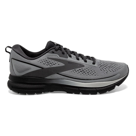 Men's Brooks Trace 3, Grey/Black/Ebony, 10 D Medium