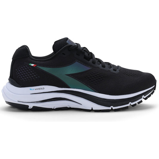 Men's Diadora Mythos Blushield 7 Vortice Hip, Black/White, 12 D Medium