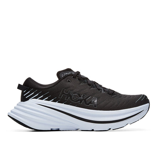 Men's HOKA ONE ONE Bondi X, Black/White, 12.5 D Medium