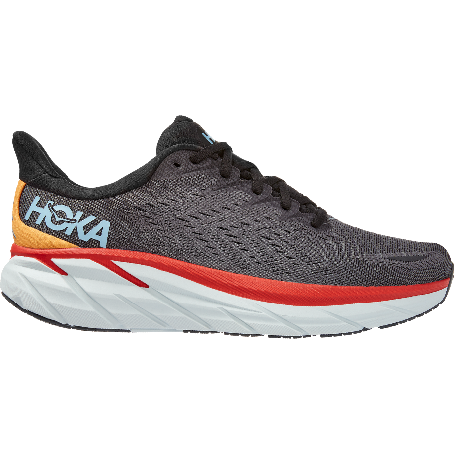 Men's Hoka One One Clifton 8, Anthracite/Castlerock, 11 2E Wide