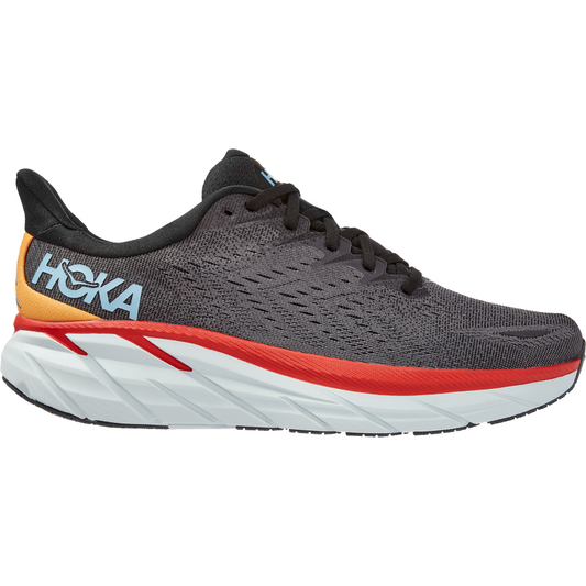 Men's Hoka One One Clifton 8, Anthracite/Castlerock, 10 D Medium