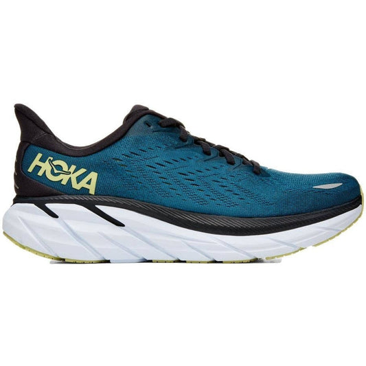 Men's Hoka One One Clifton 8, Blue Coral/Butterfly, 8 D Medium