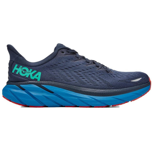 Men's Hoka One One Clifton 8, Outer Space/Vallarta Blue, 11 D Medium