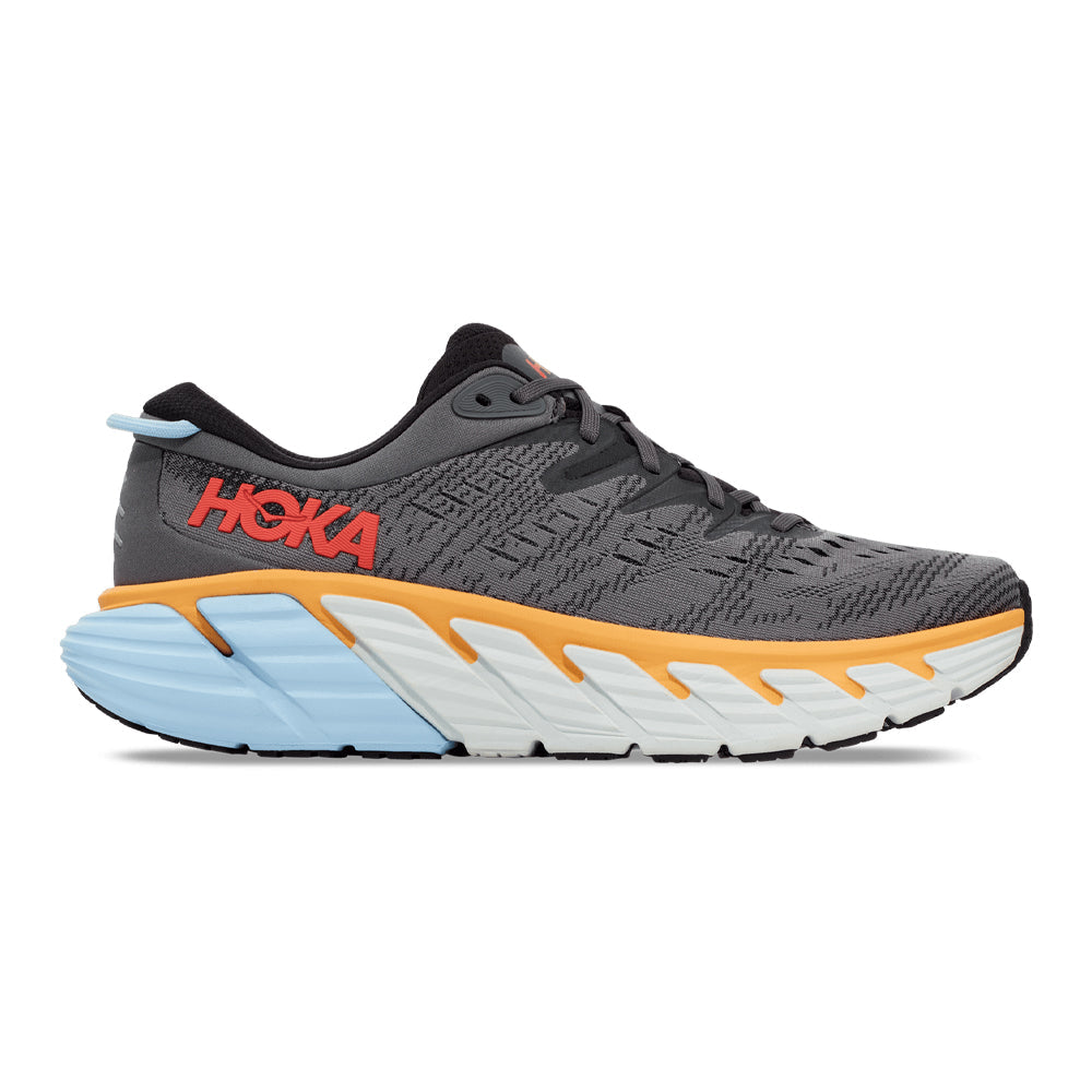 Men's Hoka One One Gaviota 4, Castlerock/Anthracite, 9.5 D Medium