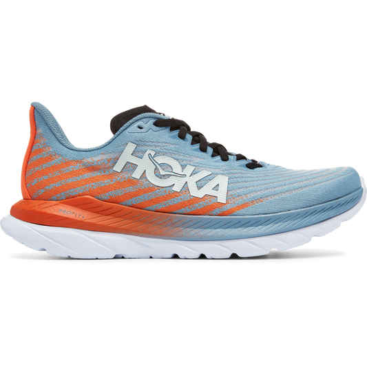 Men's Hoka One One Mach 5, Mountain Spring/Puffins Bill, 10.5 D Medium