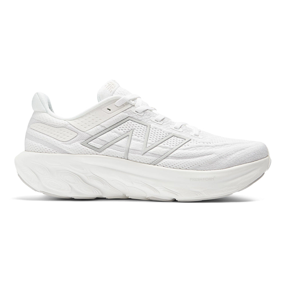 Men's New Balance Fresh Foam X 1080v13, White/Light Silver Metallic, 9 D Medium