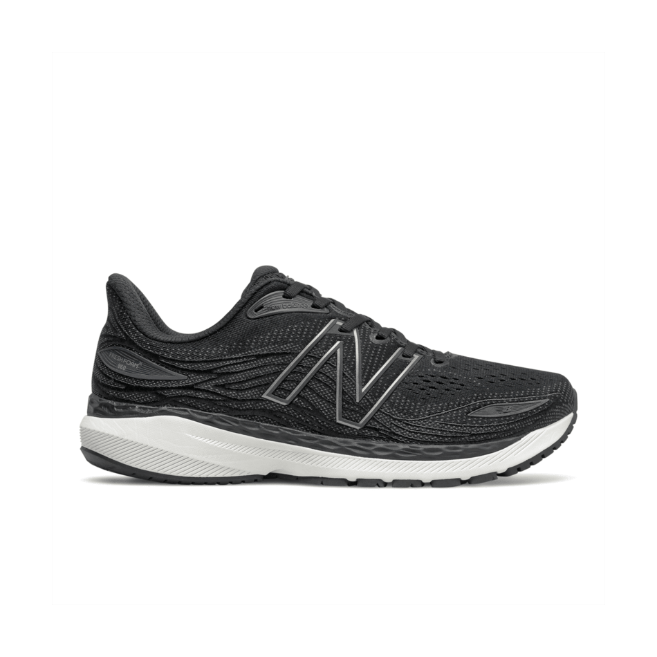Men's New Balance Fresh Foam X 860v12, Black, 8 D Medium