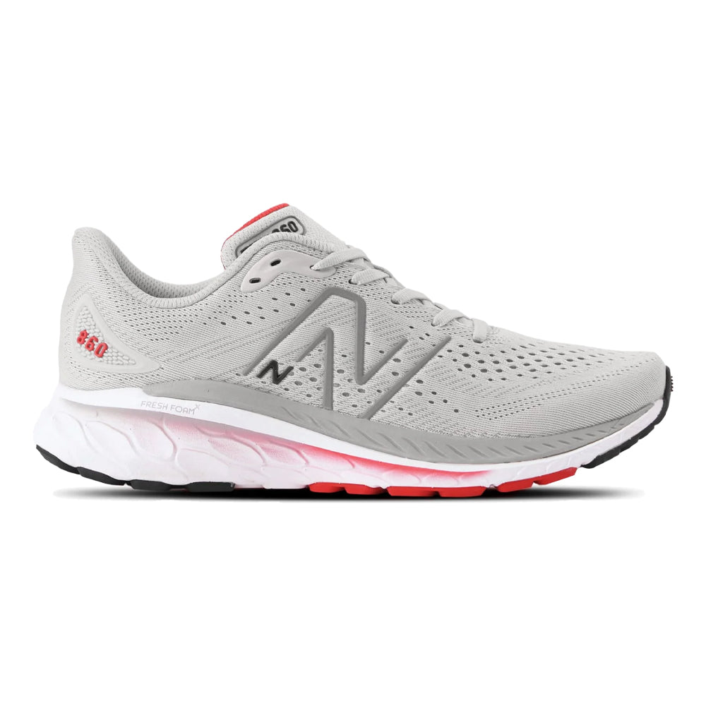 Men's New Balance Fresh Foam X 860v13, Light Aluminum, 9.5 2E Wide