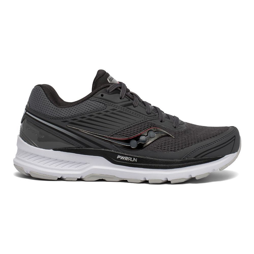 Women's Saucony Echelon 8, Charcoal/Cherry, 9.5 D Wide