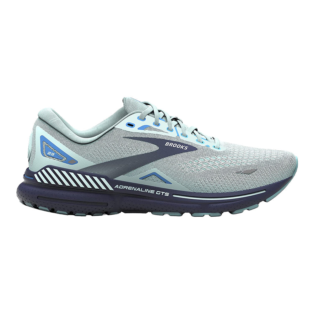 Women's Brooks Adrenaline GTS 23, Blue Glass/Nile Blue/Marina, 8 B Medium