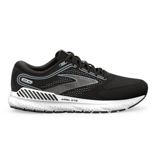 Women's Brooks Ariel GTS 23, Black/Grey/White, 10.5 B Medium
