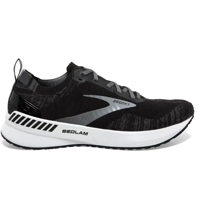 Women's Brooks Bedlam 3, Black/Blackened Pearl/White, 9 B Medium