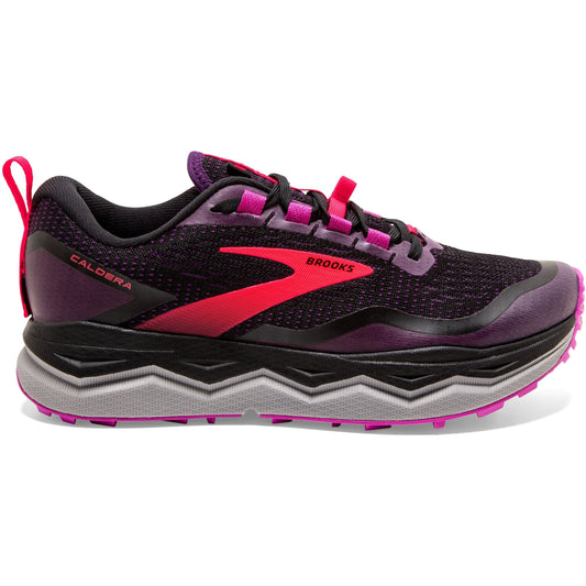 Women's Brooks Caldera 5, Black/Fuchsia/Purple, 8.5 B Medium
