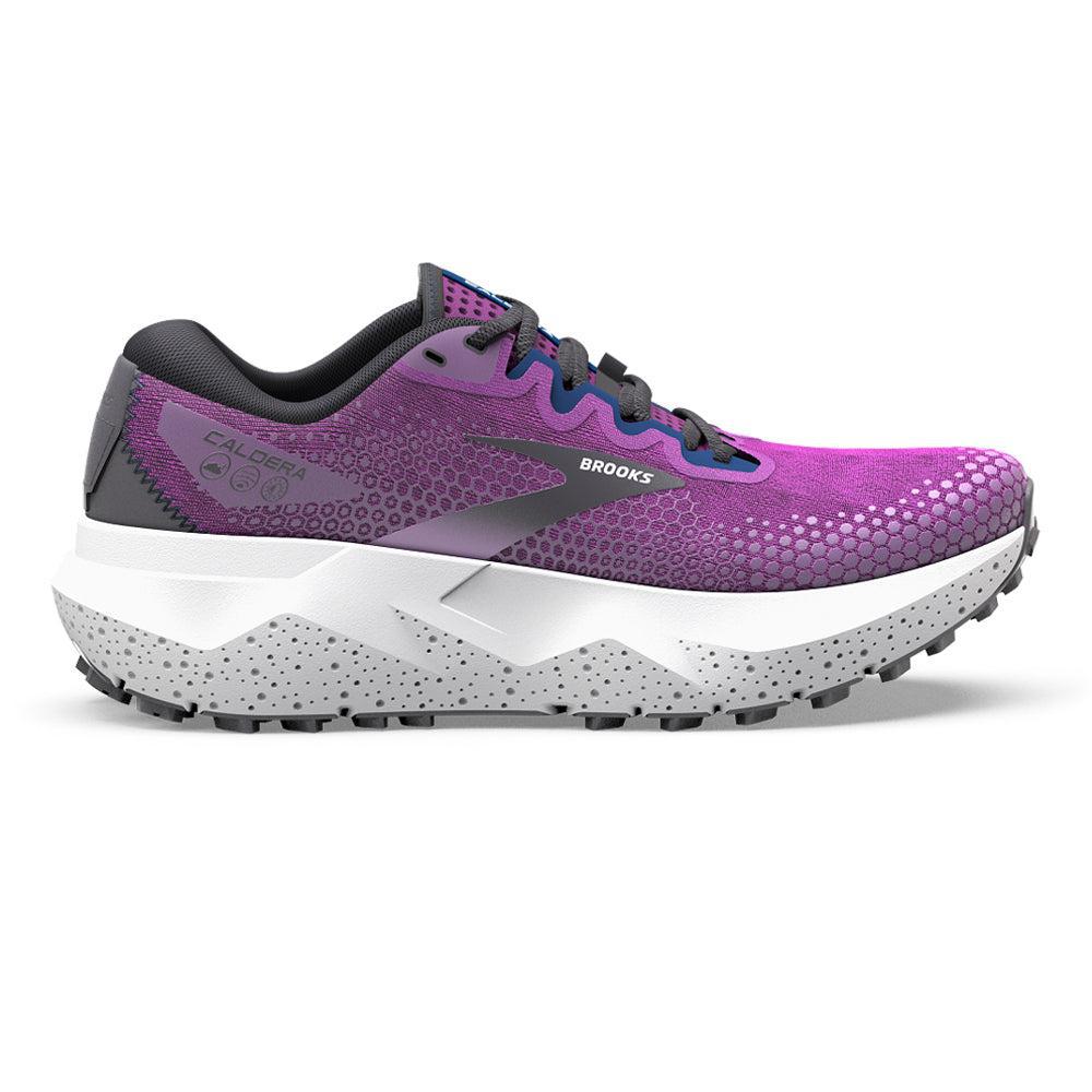 Women's Brooks Caldera 6, Purple/Violet/Navy, 9.5 B Medium