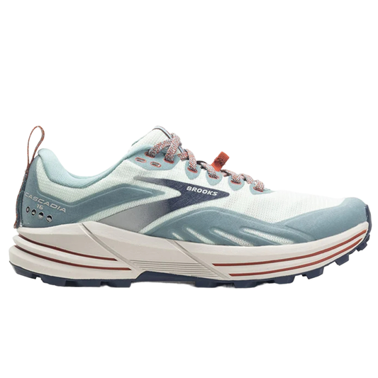 Women's Brooks Cascadia 16, Aqua/Tourmaline/Rooibos Tea, 9 B Medium