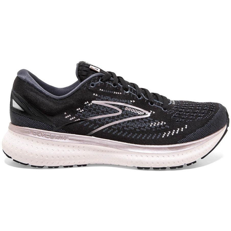 Women's Brooks Glycerin 19, Black/Ombre/Metallic, 8 D Wide