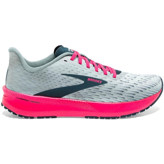 Women's Brooks Hyperion Tempo, Ice Flow/Navy/Pink, 10.5 B Medium