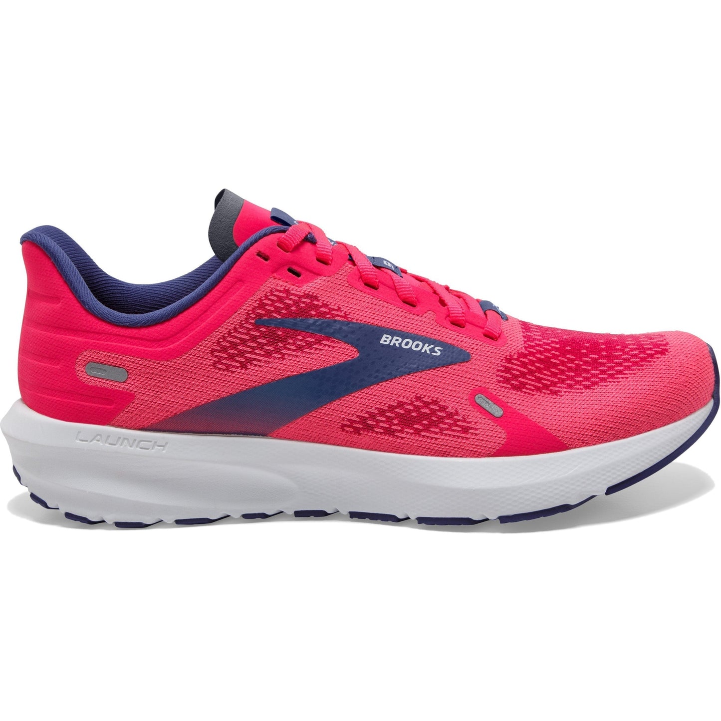 Women's Brooks Launch 9, Pink/Fuchsia/Cobalt, 9 B Medium