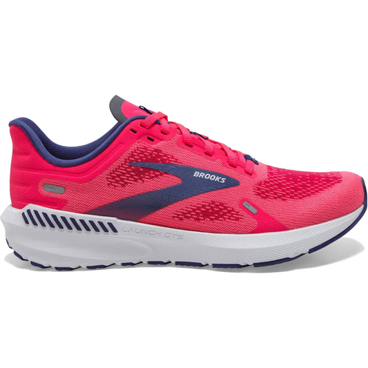 Women's Brooks Launch GTS 9, Pink/Fuchsia/Cobalt, 9 B Medium