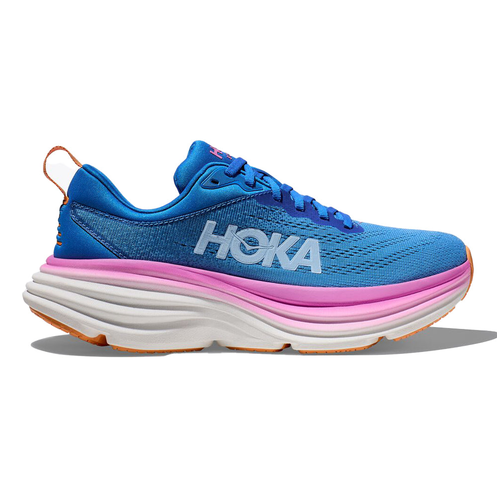 Women's Hoka One One Bondi 8, Coastal Sky/All Aboard, 10.5 B Medium