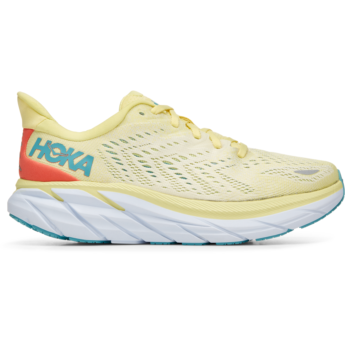 Women's Hoka One One Clifton 8, Yellow Pear/Sweet Corn, 7.5 B Medium