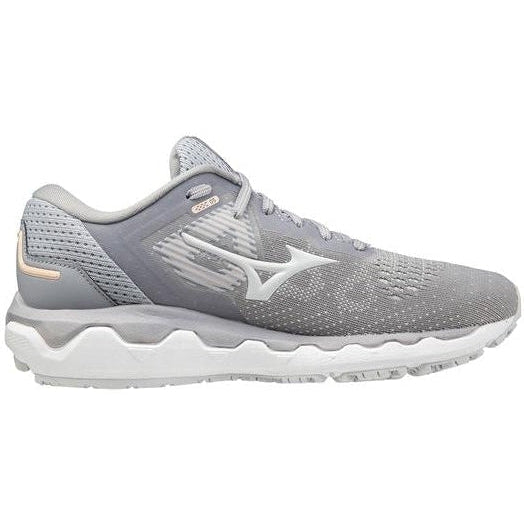 Women's Mizuno Wave Horizon 5, Silver Filigree/Barely Blue, 7.5 B Medium