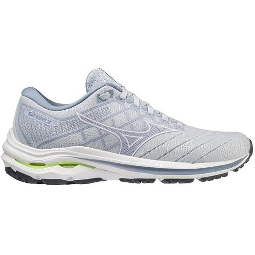 Women's Mizuno Wave Inspire 18, Heather/White, 9.5 B Medium