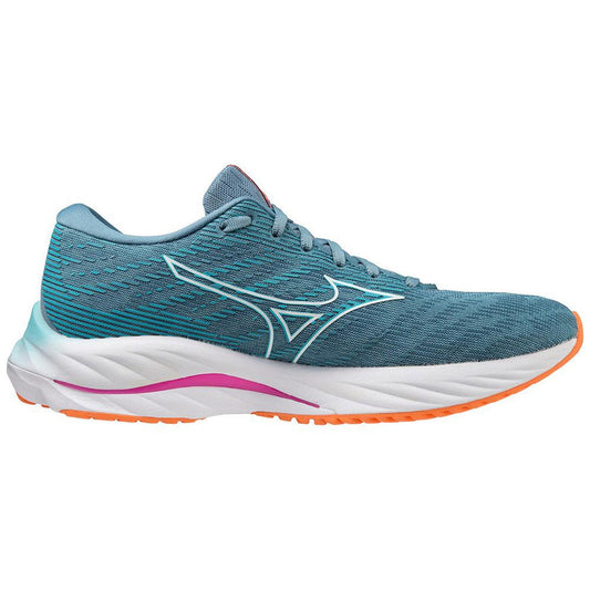 Women's Mizuno Wave Rider 26, Antigua Sand/White, 7 B Medium