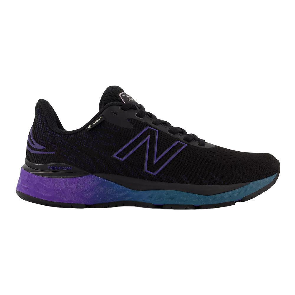 Women's New Balance Fresh Foam 880v11 GTX, Black/Night Tide, 6 B Medium