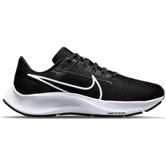 Women's Nike Air Zoom Pegasus 38, Black/White-Anthracite-Volt, 6 B Medium