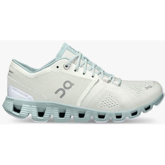 Women's On Cloud X 2, Aloe/Surf, 7.5 B Medium