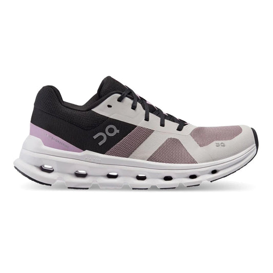 Women's On Cloudrunner, Heron/Black, 6.5 B Medium