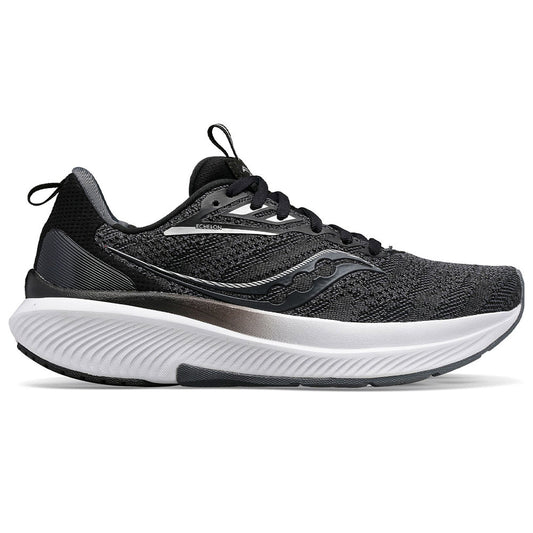 Women's Saucony Echelon 9, Black/White, 7.5 2E Extra Wide