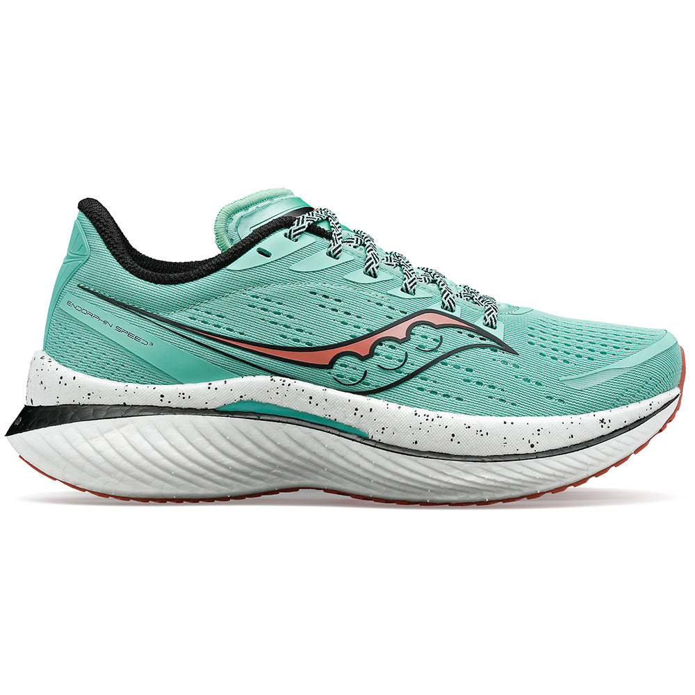 Women's Saucony Endorphin Speed 3, Spring/Black, 7 B Medium