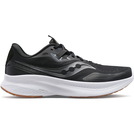 Women's Saucony Guide 15, BLACK/GUM, 7 B Medium