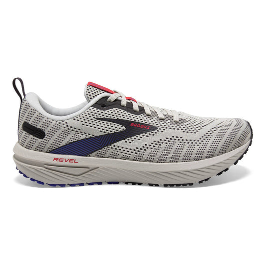 Men's Brooks Revel 6, Dawn Blue/Cayenne/Nine Iron, 8.5 D Medium